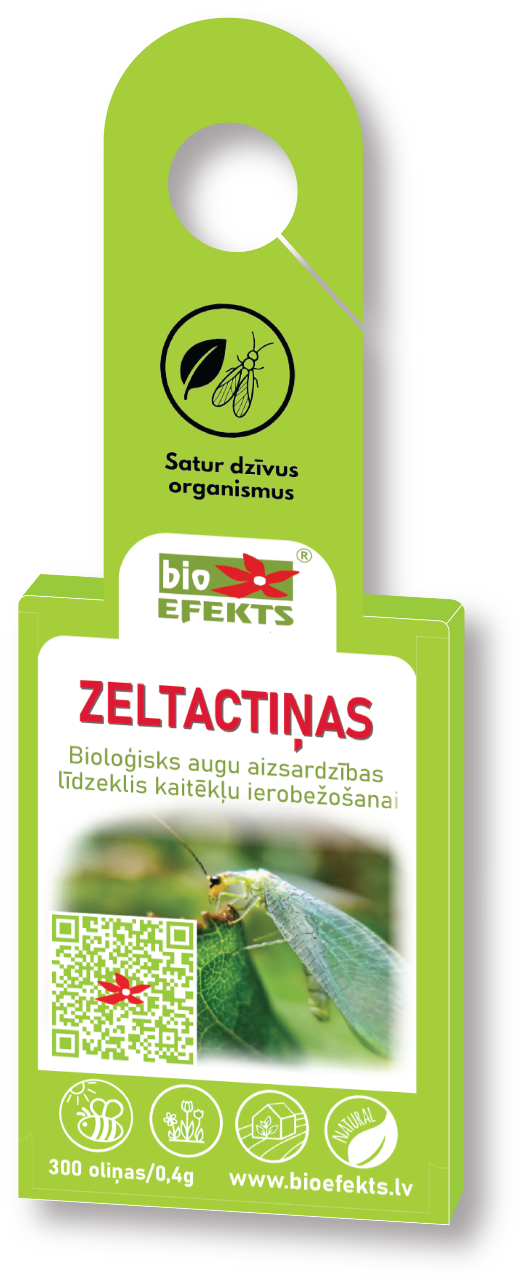 Zeltactiņas iepakojums 3d